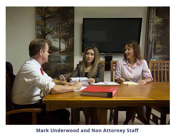 Underwood Law Office | Mark Underwood and Non Attorney Staff