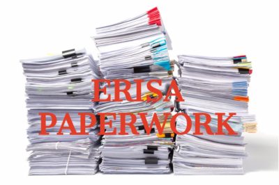 ERISA Paperwork | Stack of Documents